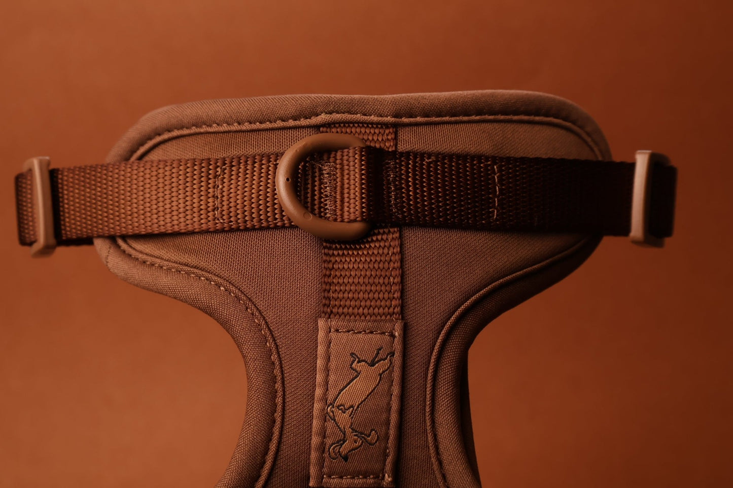 "Truffle" Dog Harness - The Good Boy Store. Chocolate Brown Dog Harness with Matching Detailing. Adjustable and Quick Release